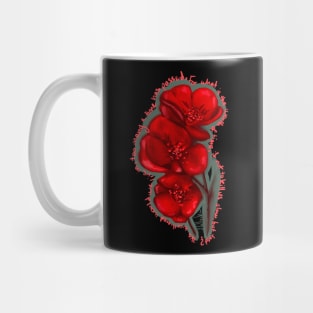 Poem and flowers Mug